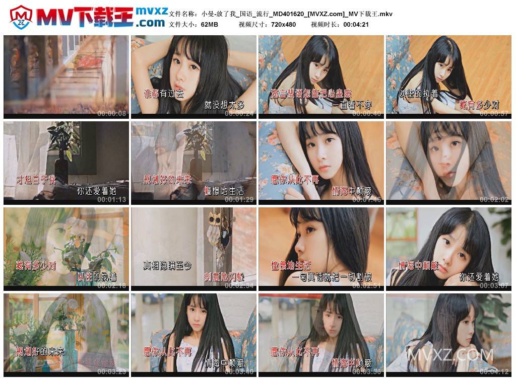 小曼-放了我_国语_流行_MD401620